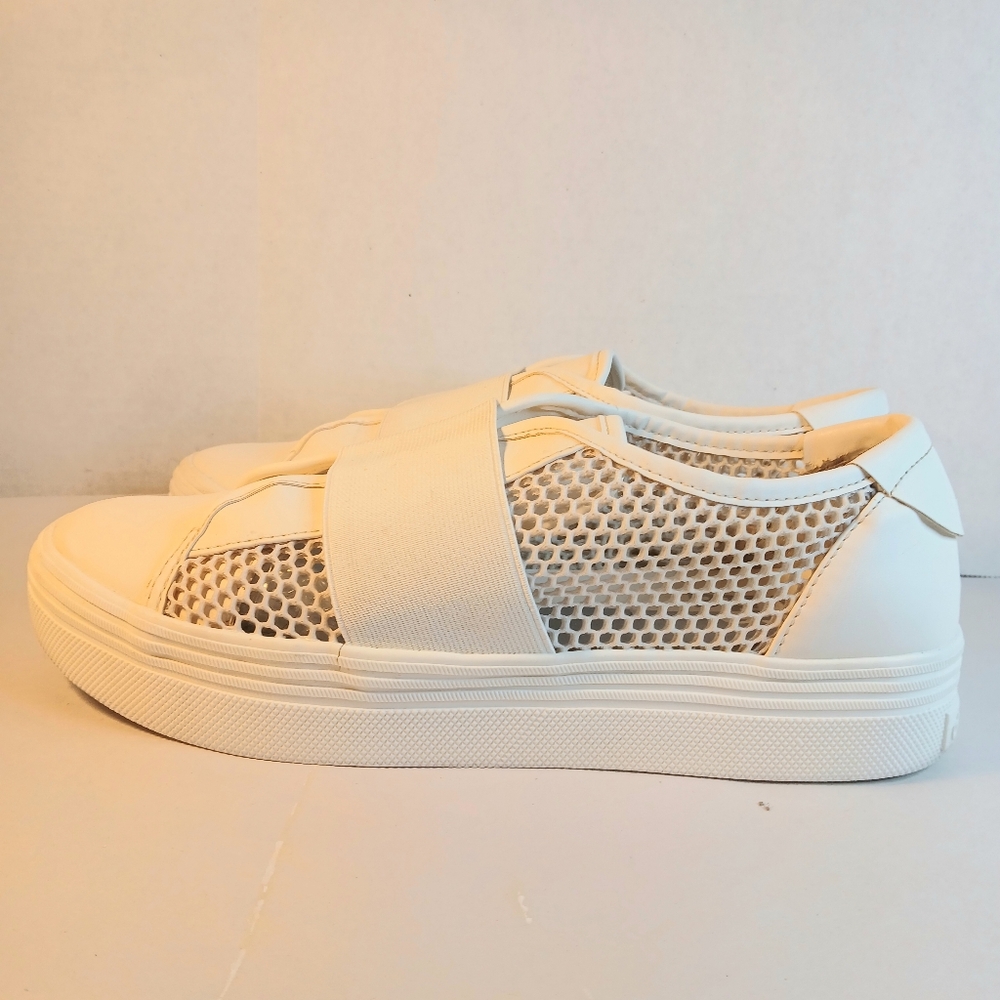 Dolce Vita White Leather Slip On Sneakers 9M
